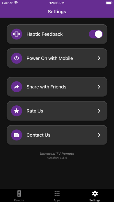 TV Remote - Universal screenshot 1