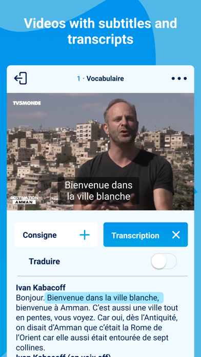 TV5MONDE EDU: Learn screenshot 2