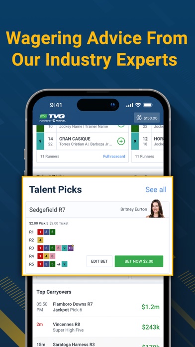 TVG - Horse Racing Betting App screenshot 2