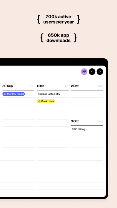 Tweek: Minimal To Do List screenshot 1