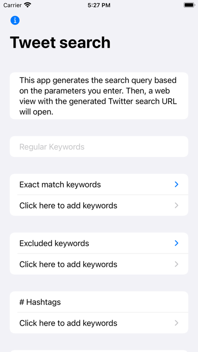 Tweet Query for Twitter screenshot 2