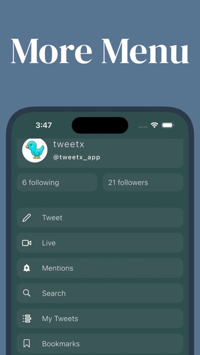 Tweetx for Twitter screenshot 1