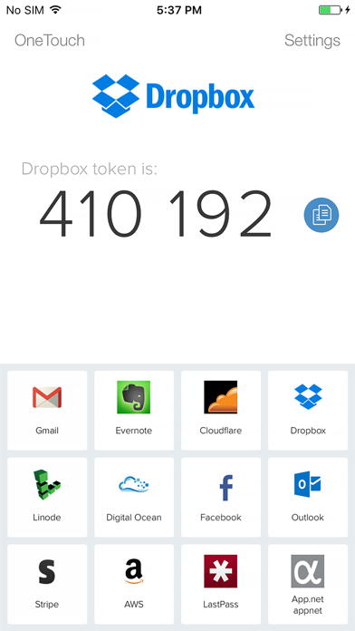 Twilio Authy screenshot 3