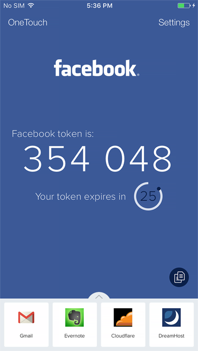 Twilio Authy screenshot 1
