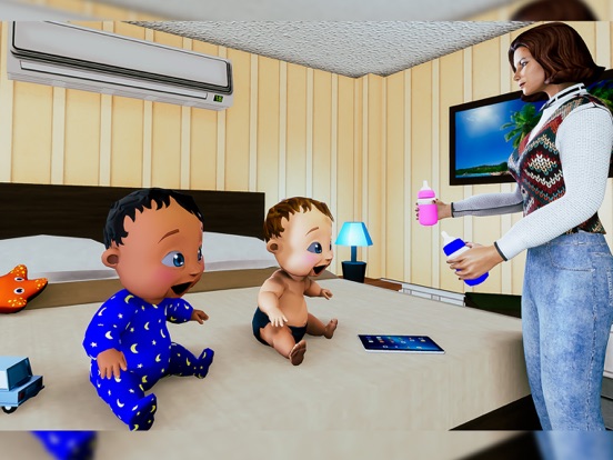 Twin Babysitter Daycare Sim 3D screenshot 7