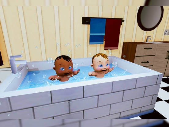 Twin Babysitter Daycare Sim 3D screenshot 6
