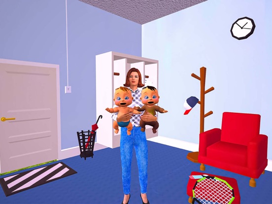 Twin Babysitter Daycare Sim 3D screenshot 1