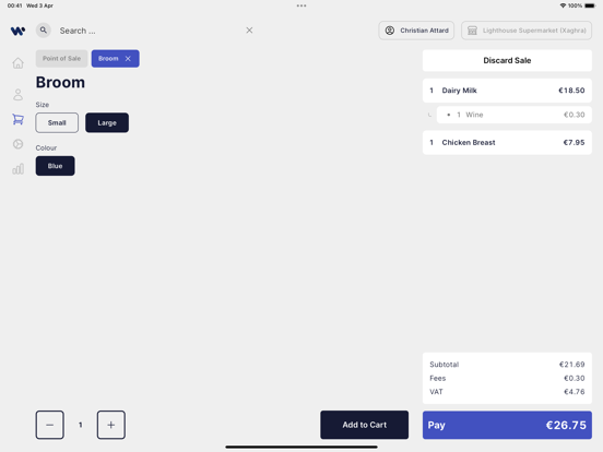 Twine POS screenshot 2
