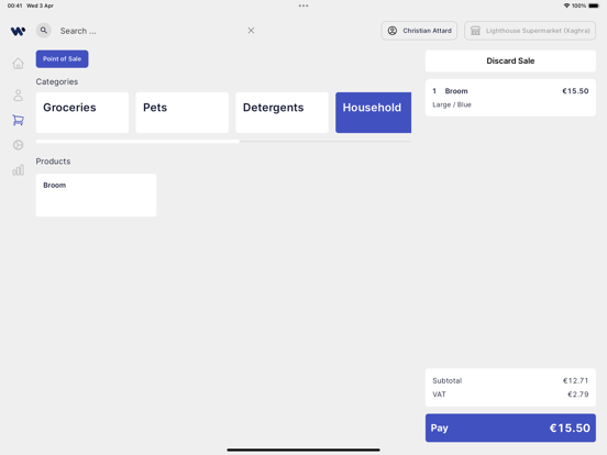 Twine POS screenshot 1