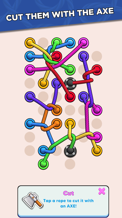 Twisted Ropes: Untangle 3D screenshot 2