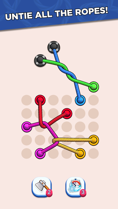 Twisted Ropes: Untangle 3D screenshot 5