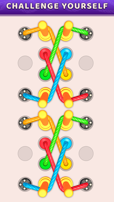 Twisted Tangle Rope: Knots 3D screenshot 1