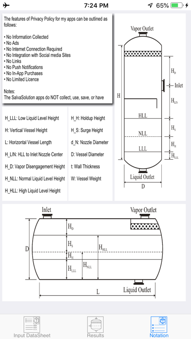 Two Phase Separator Lite screenshot 1
