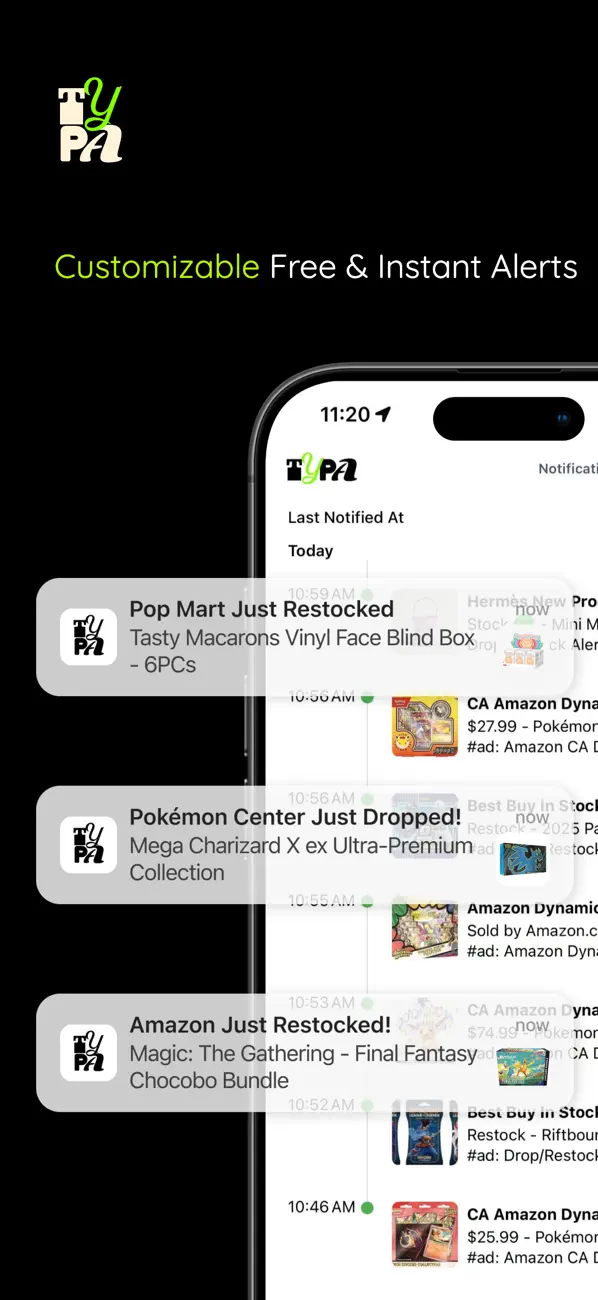TYPA - Restock Tracker screenshot 4