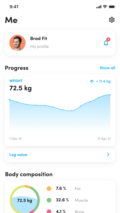 Type S fitness screenshot 1