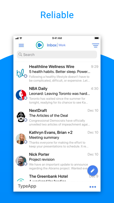 TypeApp Email, Mail & Exchange screenshot 6