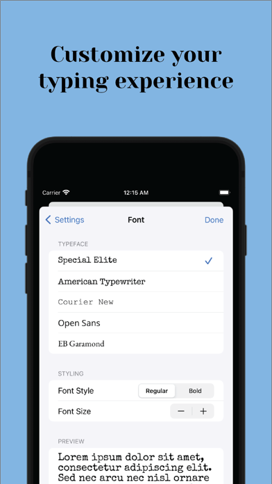 Typewrite – Virtual Typewriter screenshot 3