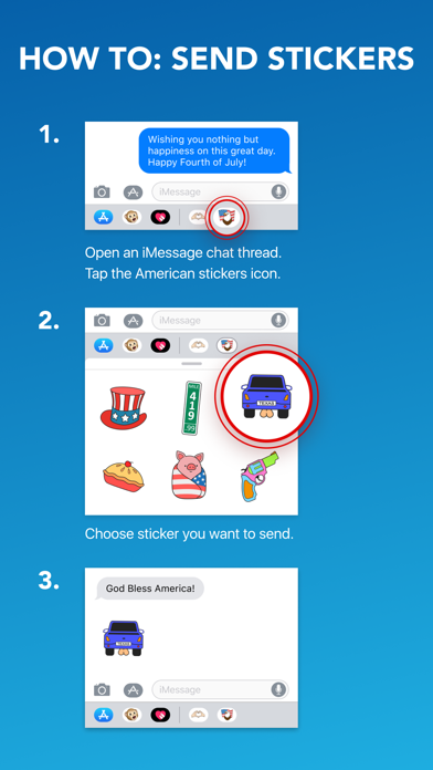 Typical American Stickers screenshot 2