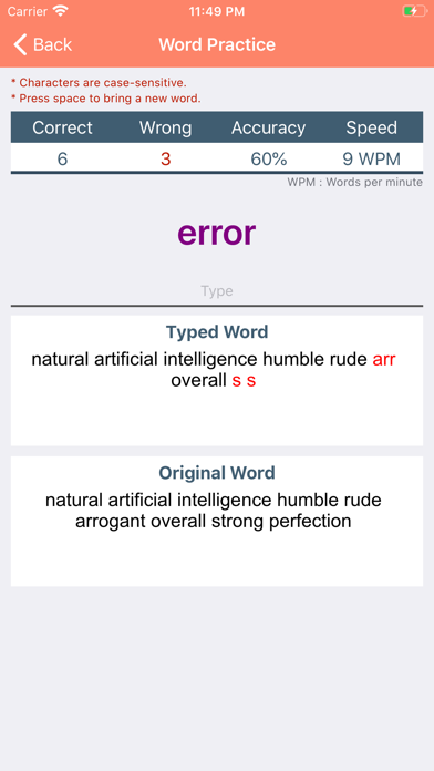Typing Speed Test screenshot 6