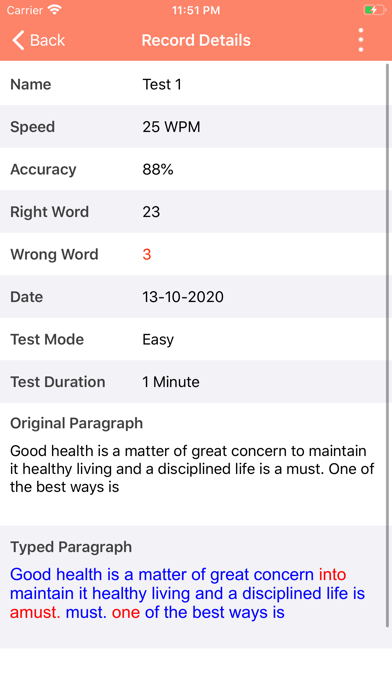 Typing Speed Test screenshot 2