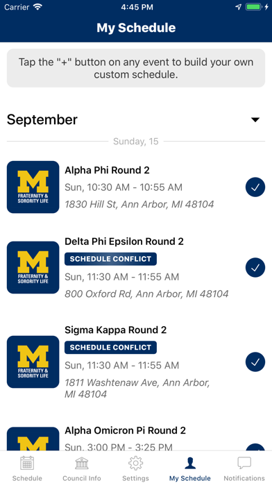U-M Fraternity & Sorority Life screenshot 4