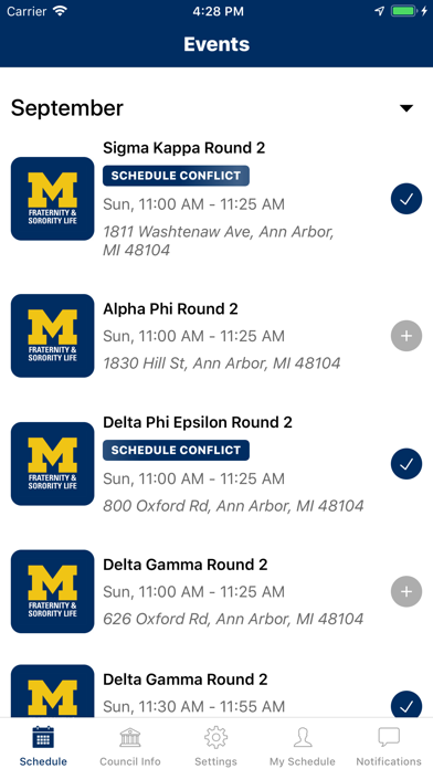 U-M Fraternity & Sorority Life screenshot 3