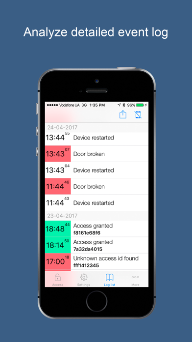 U-Prox Mobile Config screenshot 1