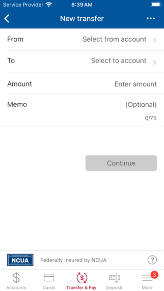 U. S. Postal Service FCU screenshot 4