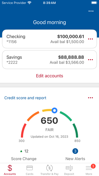 U. S. Postal Service FCU screenshot 5