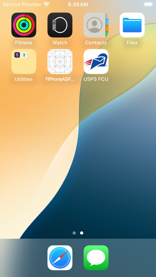 U. S. Postal Service FCU screenshot 1