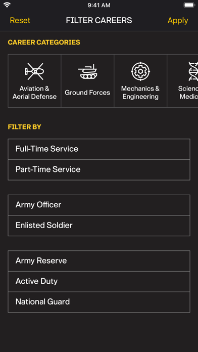 U.S. Army Career Navigator screenshot 1