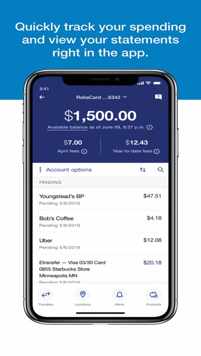 U.S. Bank ReliaCard screenshot 4