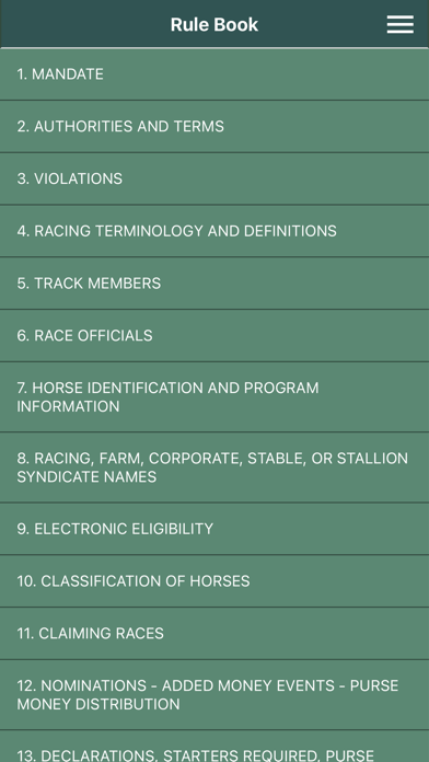 U.S. Trotting Rule Book screenshot 1
