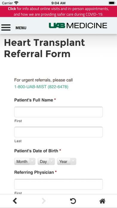 UAB Medicine Transplant screenshot 1
