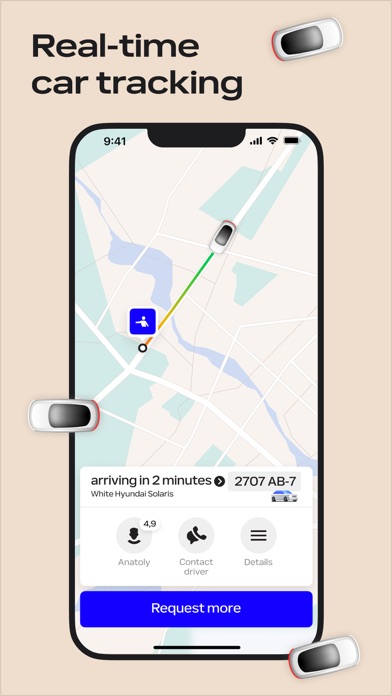 Uber BY — request taxis screenshot 1