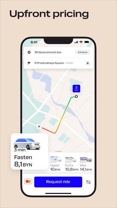 Uber BY — request taxis screenshot 3