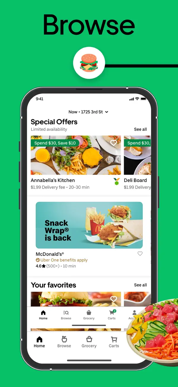 Uber Eats: Food & Groceries screenshot 4