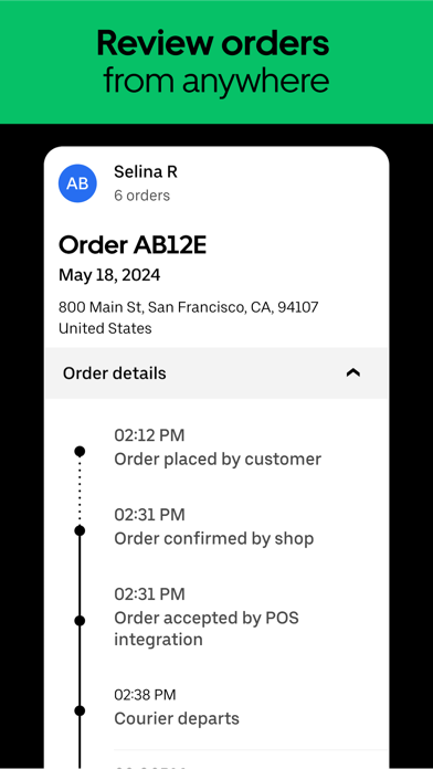 Uber Eats Manager screenshot 2