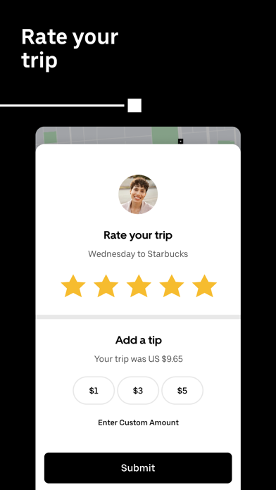 Uber - Request a ride screenshot 1