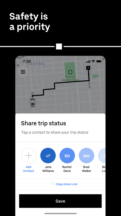 Uber - Request a ride screenshot 2