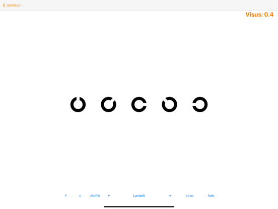 UbiVision Visual Acuity screenshot 6