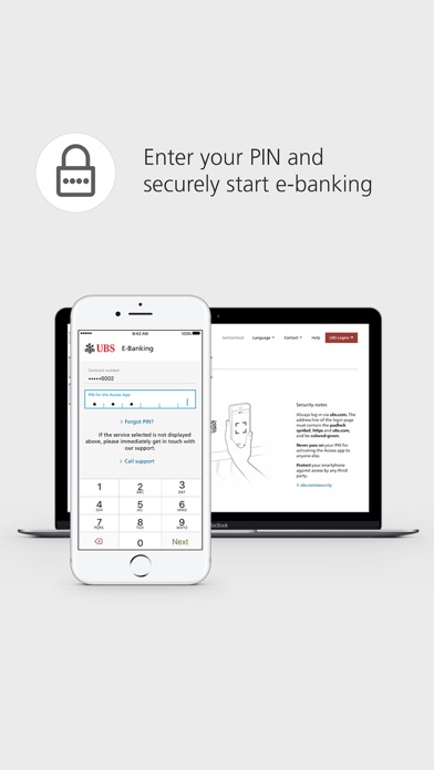 UBS Access – secure login screenshot 3