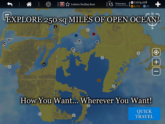 uCaptain Fishing Boat Game screenshot 4