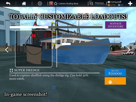 uCaptain Fishing Boat Game screenshot 6