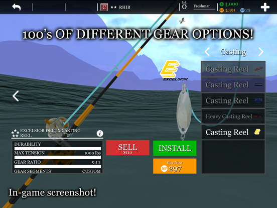 uCaptain Fishing Boat Game screenshot 2