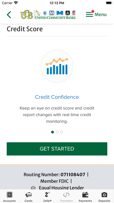 UCB Banks screenshot 1