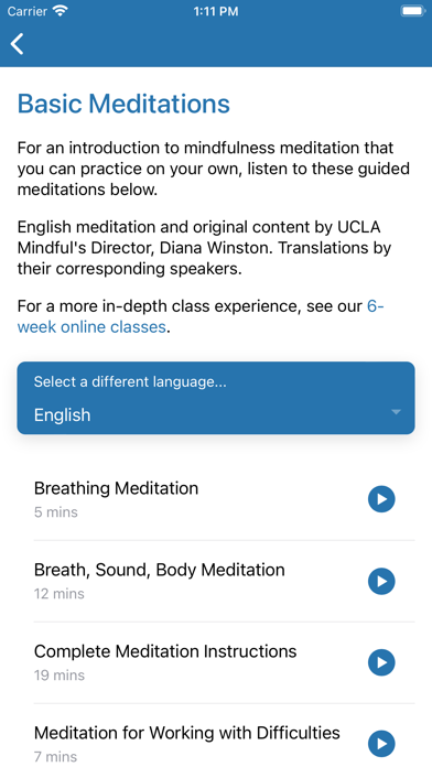 UCLA Mindful screenshot 4