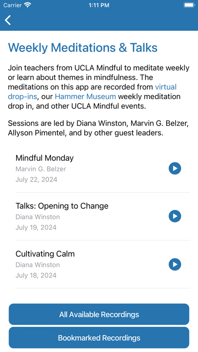 UCLA Mindful screenshot 2