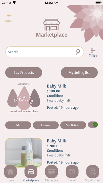 Udderly Breastmilk screenshot 1