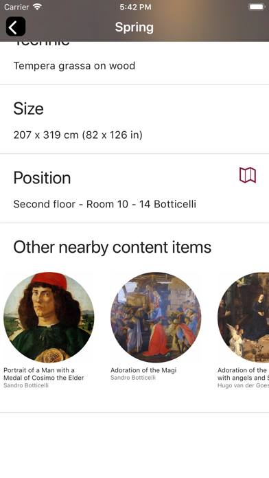 Uffizi Gallery screenshot 3